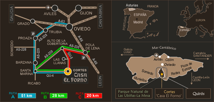 Mapa Quirs localizacin Cortes